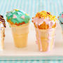 溶けないアイスクリームコーンカップケーキ | 英語料理 レシピ動画 | OCHIKERON