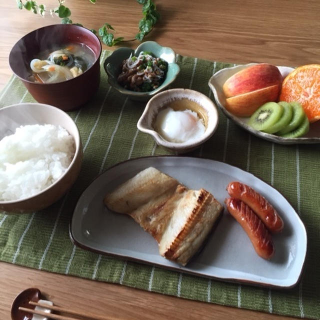 二日続けて朝ごはん♪…今週末から