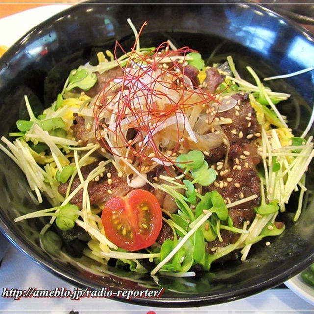 メニュー写真と違いすぎるステーキ丼（笑）