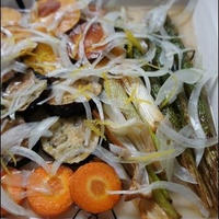 揚げ野菜の簡単マリネにしてみました♪