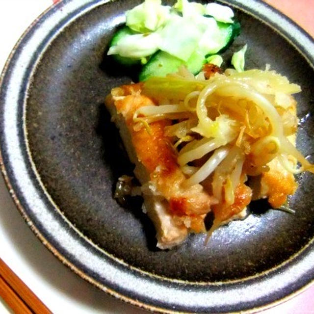 濃縮ポン酢で鶏のみぞれ煮