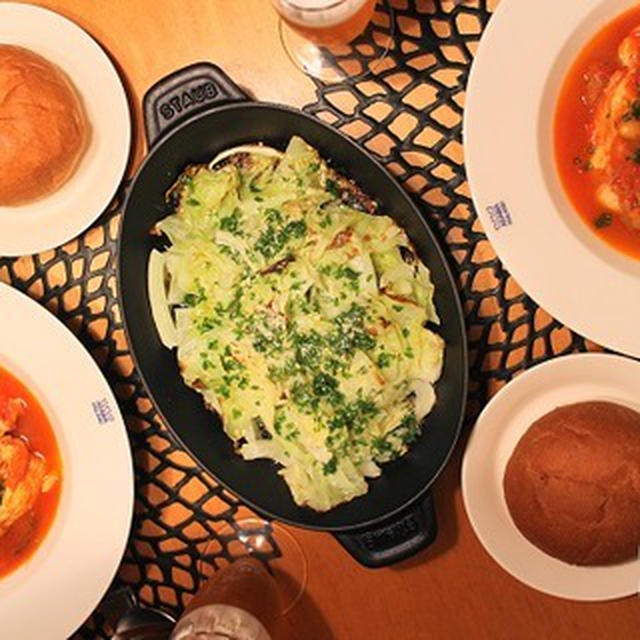 ストウブで『チキンのトマト煮』な夜。