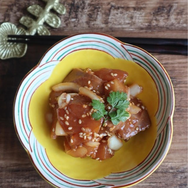 おつまみや丼にも！「ぶりポキ」