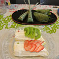 2013年 こどもの日!山盛りから揚げと鯉のぼりケーキ by fuminko☆さん