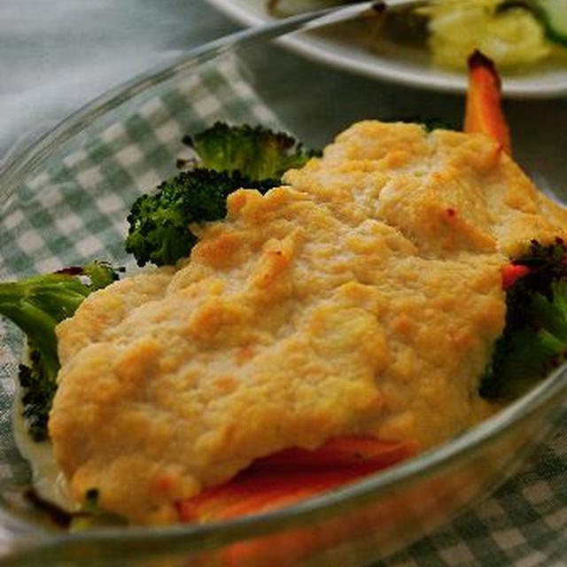 豆腐クリーム味噌グラタン