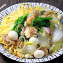 具だくさんな菜の花かた焼きそば＆ワンダラーな「大人の工場見学」
