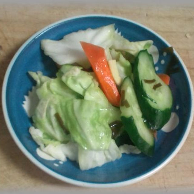 今日のひと品　〜　簡単浅漬けで