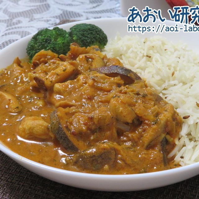 料理日記 86 / 豚肉と椎茸のスパイスカレー