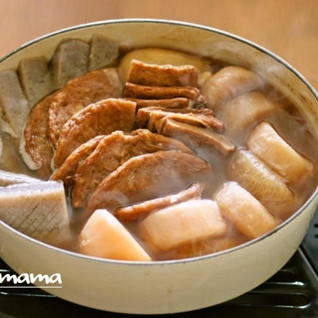 おでん / おでんスープで雑炊