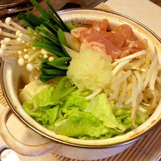 鶏塩~柚子胡椒おろし鍋♡＆はぴばケーキ♪