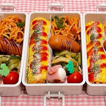 4月30日＊4月最終日オムライスべんとー！！