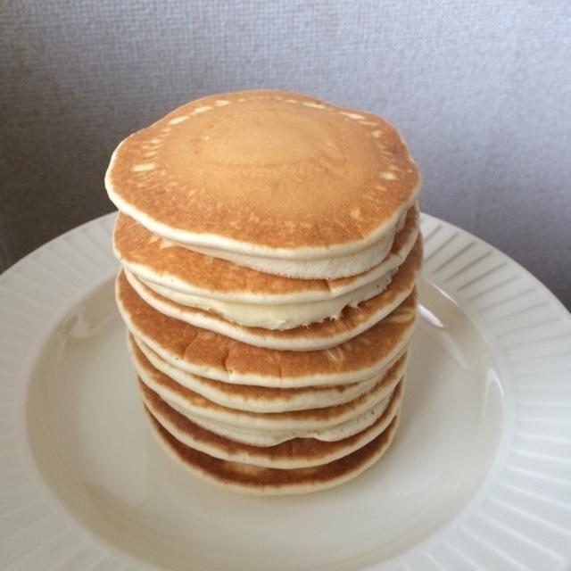 パンケーキとチョココロネと鶏の唐揚げ