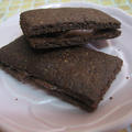 ココアで作るとろ～りチョコクリームサンドクッキー♪（乳・卵アレルギーでもOK！）
