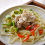 豚しゃぶサラダ・ごまクリームうどん