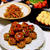 油で揚げない枝豆入り肉団子（卵なしバージョン）／ひっさびさに食べた外の味