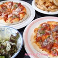 ☆今日の昼食～手作りピザ☆