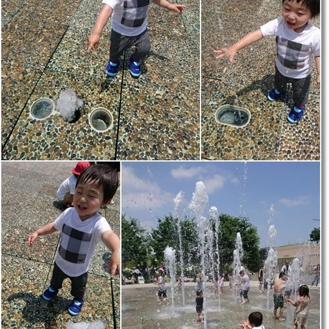 美味しいパンがいっぱい！と王子の水遊び♪