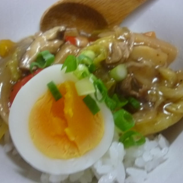 冷蔵庫一掃中華丼★