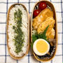 20250409鶏むね肉のピカタ弁当【プラス学童弁当】
