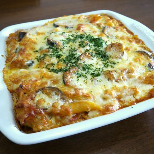 【掲載】くらしのアンテナ（レシピブログ）★鶏肉と茄子のトマトクリームグラタン♪