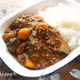 ＊栄養満点♪かぼちゃとひき肉のレンジカレー＊