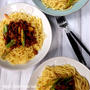 挽肉とミニトマトのコク旨味噌パスタ♡【#簡単レシピ#パスタ】