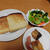 初めて使った春よ恋で1.5斤山食・・・ホットサラダ・・♪