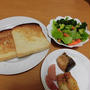 初めて使った春よ恋で1.5斤山食・・・ホットサラダ・・♪