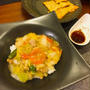 白菜と挽肉であったかあんかけご飯♡和栗のホイップ餡サンド