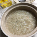 軽めに朝粥(￣▽￣;)