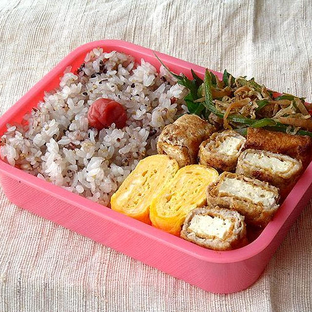 6/6(木)厚揚げ肉巻き弁当
