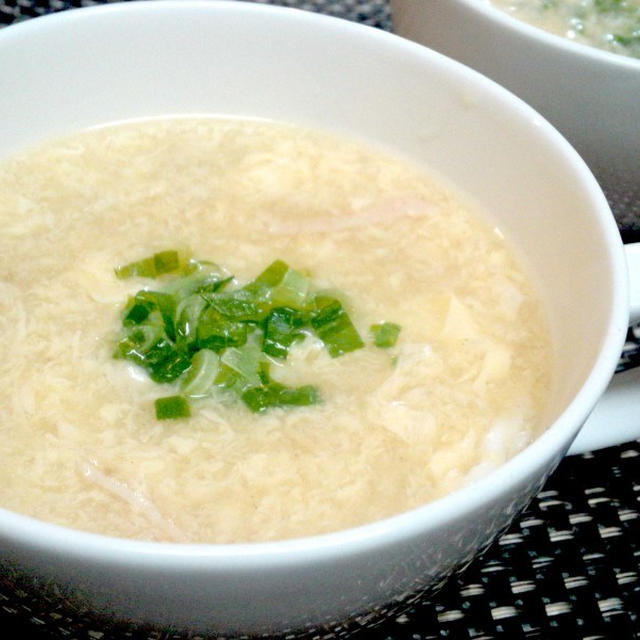 【レシピ】卵た～っぷり！　かき玉中華スープ(^^♪