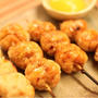 ふわふわ外サクの串つくね