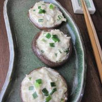 日本酒のおとも・・・しいたけの和風ほたてタルタル♪