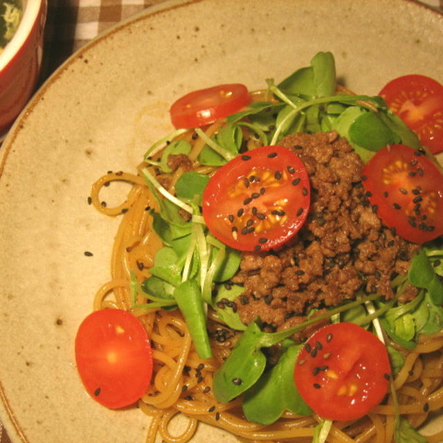 パスタでウマウマ♪ビビン麺