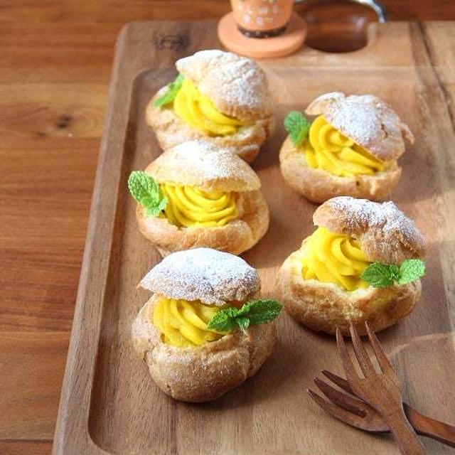 かぼちゃシュークリーム。