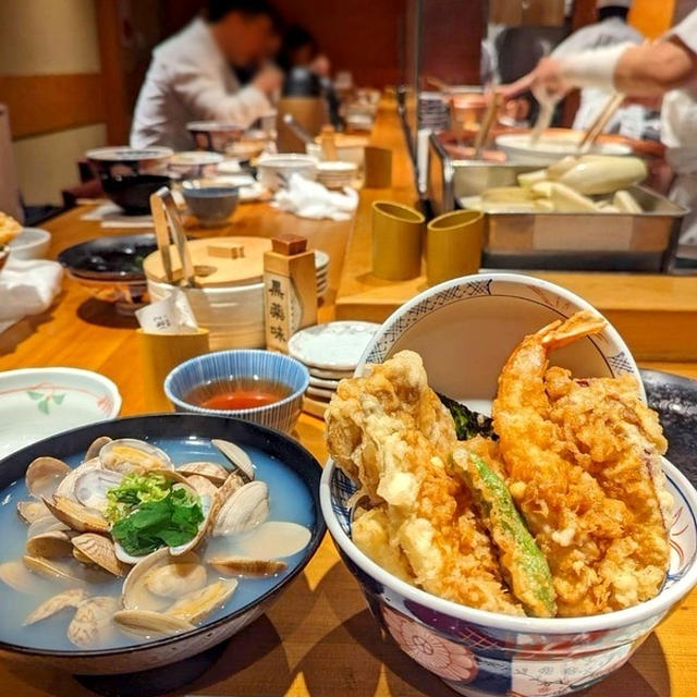 京都で行列覚悟の『天丼まきの』に行ってきました♪