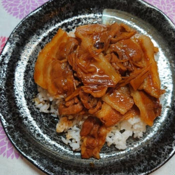 【晩御飯のご提案】魯肉飯（ルーローハン）