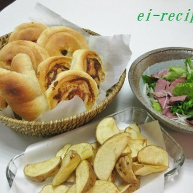手作りパンでランチ♪