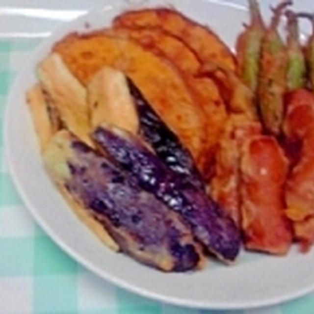 塩こうじと片栗粉入りのカリッとした天ぷら♪
