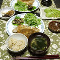 夫とふたり。　豚肉の味噌照り焼きで晩ごはん