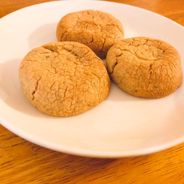 米粉で再現レシピ第3弾！カントリーマアム風お菓子を作ってみました！『きな粉香るチョコチップクッキー』