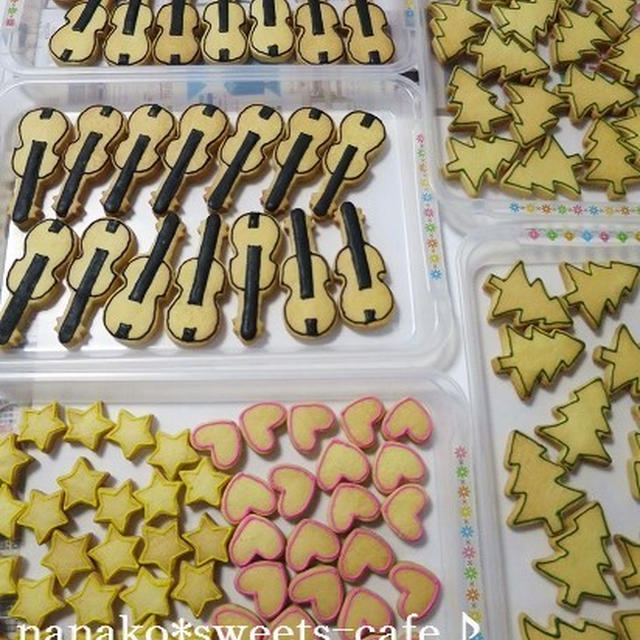 バイオリン ＆ クリスマスアイシングクッキー