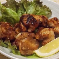 じんわり生姜風味の唐揚げ♪