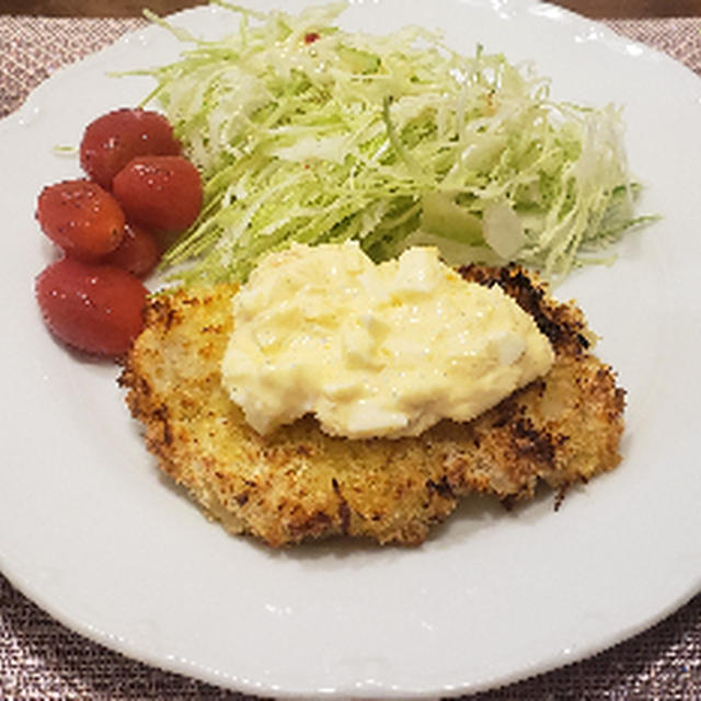 タラの揚げないフライ定食❗