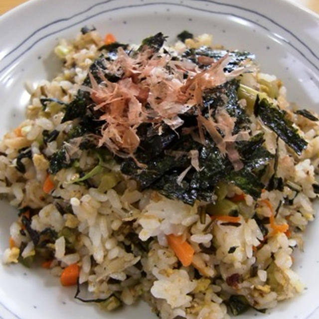 大根葉の焼き飯