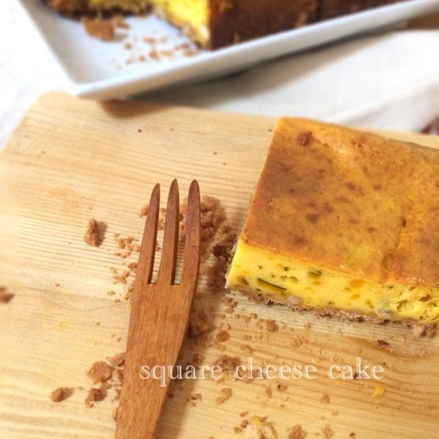 フープロで一発！超特急なかぼちゃチーズケーキ