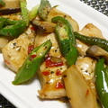 鶏肉と緑の野菜のスイチリ炒め