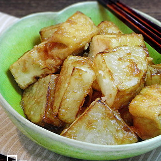 地味ウマ☆大根と厚揚げのジンジャーソテー