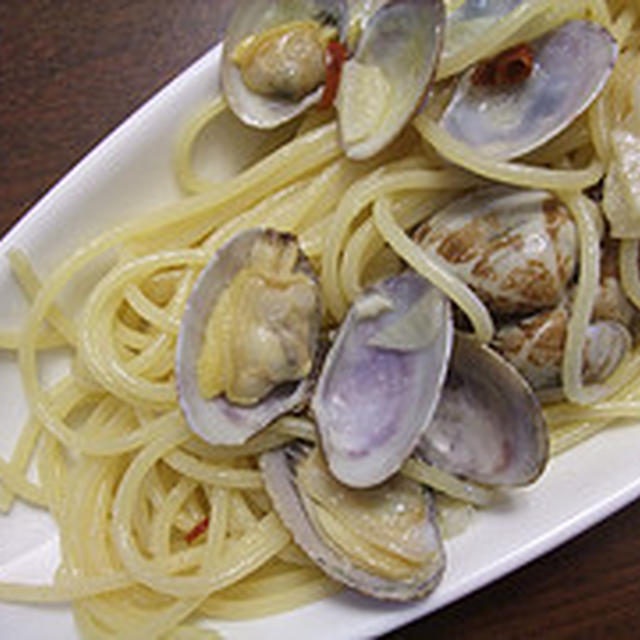 アサリのスパゲッティの簡単料理レシピ